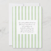 小さなパターが赤ちゃんシャワーを浴びる 招待状 (裏面)