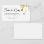 小さなパターゴルフ赤ちゃんシャワーベビー エンクロージャーカード (正面/裏面)