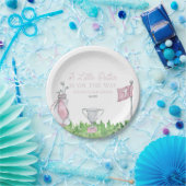 小さなパターピンクのゴルフベビーシャワー ペーパープレート (パーティー)