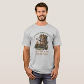 "小さなパック、大きな冒険" - ベテランシマリス Tシャツ (正面フル)