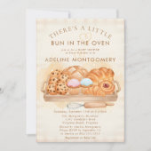 小さなパンがオーブンの中で ベイビーシャワー 招待状 (正面)