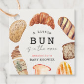 小さなパンでオーブンベーカリーペストリー赤ちゃんシャワー フェイバータグ (正面)