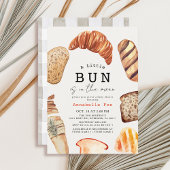 小さなパンでオーブンベーカリーペストリー赤ちゃんシャワー 招待状
