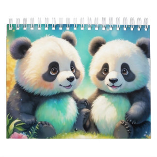 小さなパンドラ(PANDAS) 2頭 カレンダー