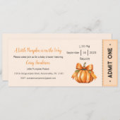 小さなパンプキンがやってくる 招待状 (正面/裏面)