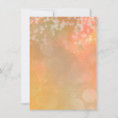 小さなパンプキンがやってくる 秋のベイビーシャワー 招待状 (裏面)