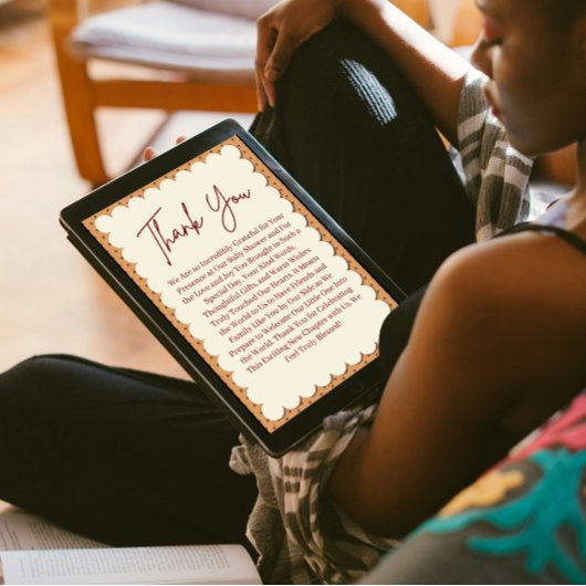 小さなパンプキンのベイビーシャワーフォール感謝カード 招待状