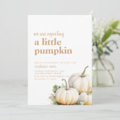 小さなパンプキンの招待状をお待ちしています 招待状 (スタンド正面)