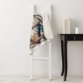 小さなパーソナライズされたウサギ シェルパブランケット (インサイチュ)