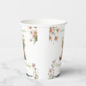 小さなパーソナライズされたカエルのフロギー1歳の誕生日 紙コップ (右)