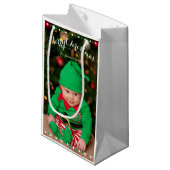 小さなパーソナライズされたクリスマス抱き枕 スモールペーパーバッグ (正面アングル)