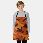 小さなパーソナライズされた若手料理人のエプロン エプロン (着用した状態)