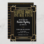 小さなパーティーは決して誰も殺さない謎 招待状 (正面/裏面)