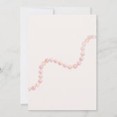 小さなパールがやってくる ベビーシャワー 招待状 (裏面)