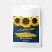 小さなヒマワリが途中だ！赤ちゃんシャワー フェイバーバッグ (正面)