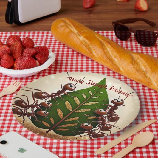 「小さなヒーロー、大きな仕事」 ペーパープレート (ピクニック)