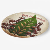 「小さなヒーロー、大きな仕事」 ペーパープレート (アングル)