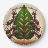 「小さなヒーロー、大きな仕事」 ペーパープレート (正面)