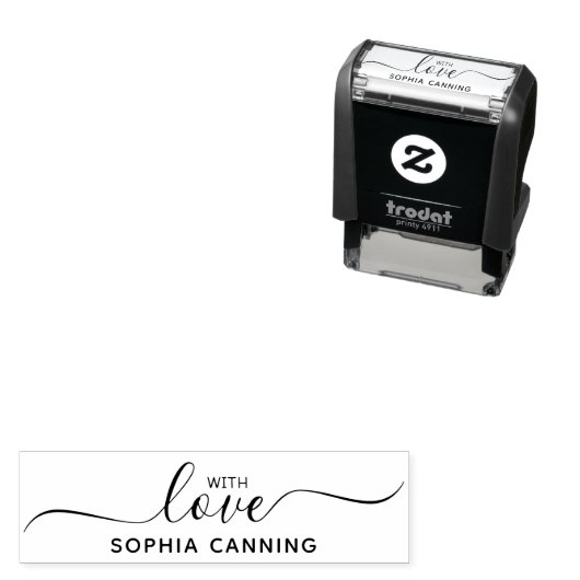 小さなビジネスやキッズクラフトを愛してかわいい セルフインキングスタンプ (インサイチュ)