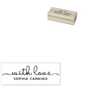 小さなビジネスやキッズクラフトを愛してかわいい ラバースタンプ (押印)