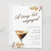 小さなビットエスプレッソマルティーニ婚約パーティ 招待状 (正面)