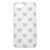 小さなピンクのバラの花柄 Case-Mate iPhoneケース (裏面)