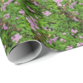 小さなピンクの繊細な野生の花 ラッピングペーパー (ロールコーナー)