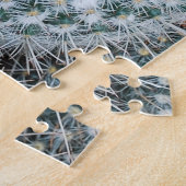 小さなピンクの花サボテンの植物 ジグソーパズル (側面)