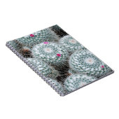 小さなピンクの花サボテンの植物 ノートブック (右側)