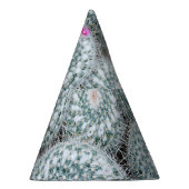 小さなピンクの花サボテンの植物 パーティーハット (右)