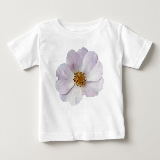 小さなピンクの花 ベビーTシャツ (正面)
