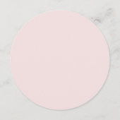 小さなピンクの花 メニュー (裏面)