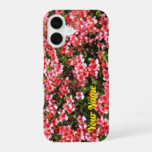 小さなピンクの花 –  iPhone 16ケース (裏面)