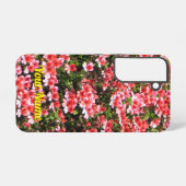 小さなピンクの花 –  SAMSUNG GALAXYケース (裏面横)