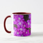 小さなピンク色の花 マグカップ (左)