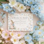 小さなピーター・ラビットとママがベビーのために本を書く エンクロージャーカード