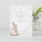 小さなピーター・ラビットとママ メニュー (スタンド正面)