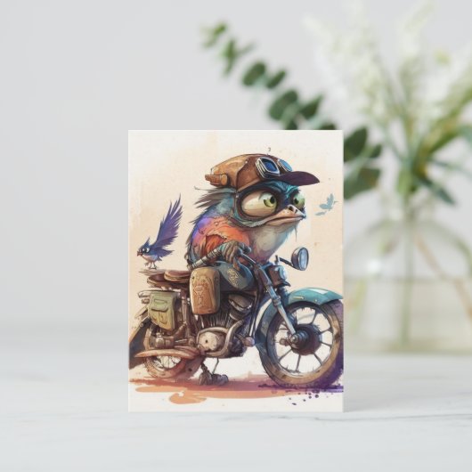 小さなピートが風に乗る ポストカード (スタンド正面)