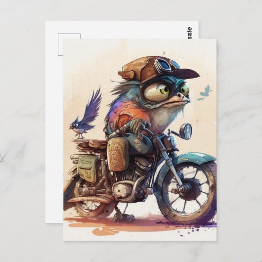 小さなピートが風に乗る ポストカード (正面/裏面)