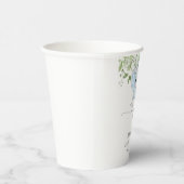 小さなピーナッツが赤ちゃんシャワーの途中にある 紙コップ (右)