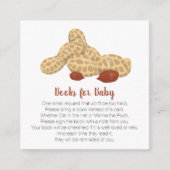 小さなピーナッツの本ベビー エンクロージャーカード (正面)