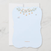 小さなピーナッツの赤ちゃんシャワー 招待状 (裏面)