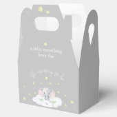 小さなピーナッツベイビーシャワー男女兼用象 フェイバーボックス (オープン)