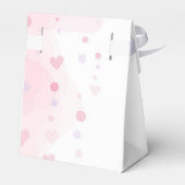 小さなピーナッツ象の女の子の赤ちゃんシャワー フェイバーボックス (裏面サイド)