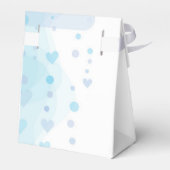 小さなピーナッツ象の少年の赤ちゃんシャワー フェイバーボックス (裏面サイド)