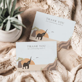 小さなピーナッツ | Boho Jungle Safari サンキューカード