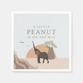 小さなピーナッツ | Boho Safari砂漠の赤ちゃんシャワー スタンダードカクテルナプキン (正面)