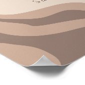 小さなピーナッツ | Boho Safari砂漠の赤ちゃんシャワー ポスター (角)