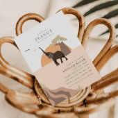 小さなピーナッツ | Boho Safari砂漠の赤ちゃんシャワー 招待状