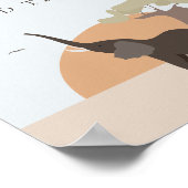 小さなピーナッツ | Safari Desert Pavries & Treat ポスター (角)